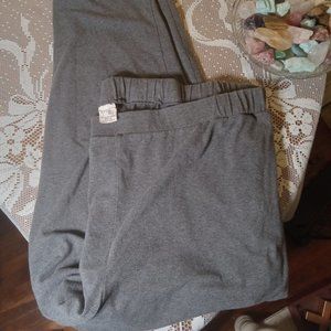 Terra&Sky Womens Sweatpants Sz 3x 24w-26w petite Grey